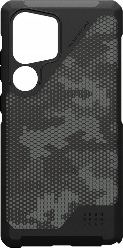 Kapak telefoni UAG Metropolis LT, Galaxy S25 Ultra, me magnet, Micro Hex Camo Graphite