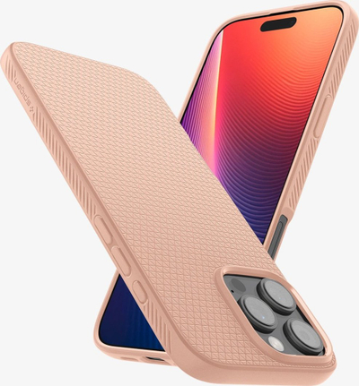 Mbulesë telefoni Spigen Liquid Air për iPhone 16 Pro, TPU, Rose Titanium