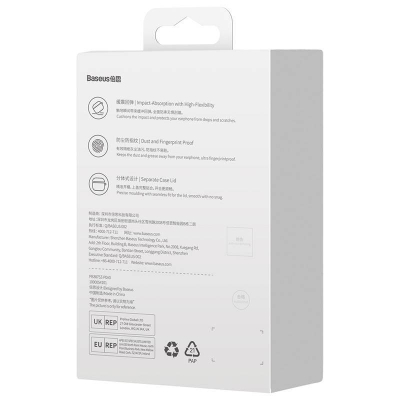 Mbrojtëse kufjesh Baseus Crystal Series për AirPods 3, TPU, transparente