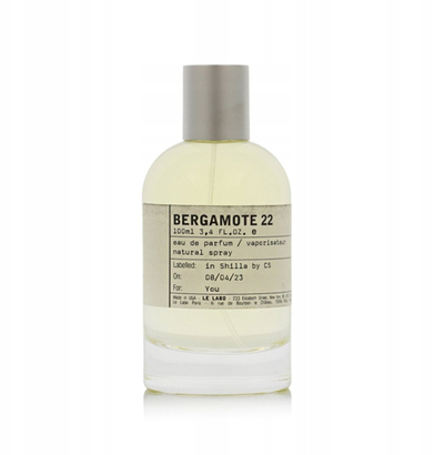 Parfum Le Labo Bergamote 22 Eau de Parfum, uniseks, 100ml
