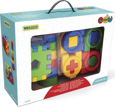 Set lodër edukative Wader 25540, 3 në 1, për kalamaj 1–3 vjeç, shumëngjyrësh