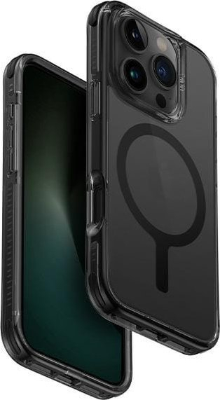 Mbrojtëse telefoni Uniq Combat MagClick për iPhone 16 Pro 6.3", që s’ka frikë nga goditjet, me MagSafe, transparente