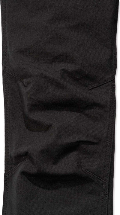 Pantallona pune Carhartt Duck Dungaree, W40 L32, pambuk i fortë, të zeza