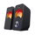 Bokse kompjuteri Trust Arys RGB 23120, USB, 3.5mm, të zeza