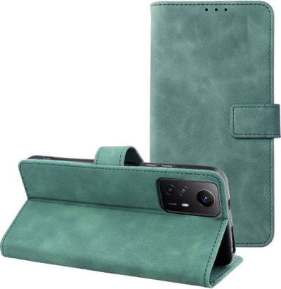 Këllëf librush OEM për Xiaomi Redmi Note 12S, me magnet, me xhepa, jeshil