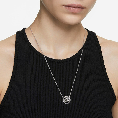 Qafore për femra Swarovski Hollow sSI2590, e argjendtë