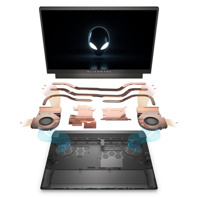 Laptop Alienware m15 R7, 15.6", Intel Core i7, 32GB RAM, 1TB SSD, Intel Iris Xe Graphics, i zi
