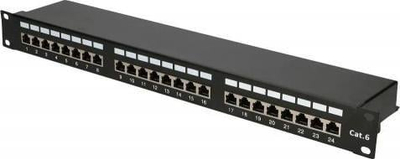 Patch panel Extralink EX.9830, 24 porta, CAT6 STP, i zi