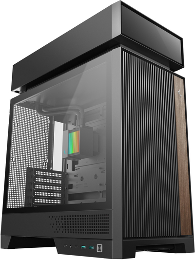 Kasa kompjuteri DeepCool CL6600, MIDI Tower ATX, xham i temperuar, e zezë