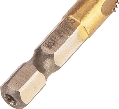 Freza për filetë Neo HSS TiN, M8x1.25 mm, 1/4" Hex, ngjyrë ari