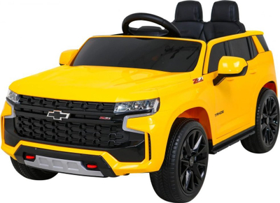 Makina elektrike për kalamaj Chevrolet Tahoe, 12V, me telekomandë, e verdhë