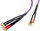 Kabllo audio Melodika 2x Fork, 4m, vjollcë