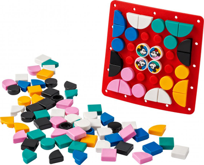 Set lodrash LEGO DOTS Disney 41963, Mickey dhe Minnie, 95 copë, i kuq