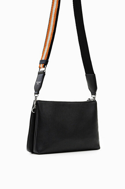 Çantë krahu Desigual Bag-Half Logo 22 Dortmund 22WAXP82 2000, e zezë