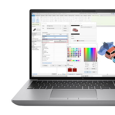 Laptop HP ZBook Fury 16 G11, i9, 32GB RAM, 1TB SSD, екран на допир, сребрен