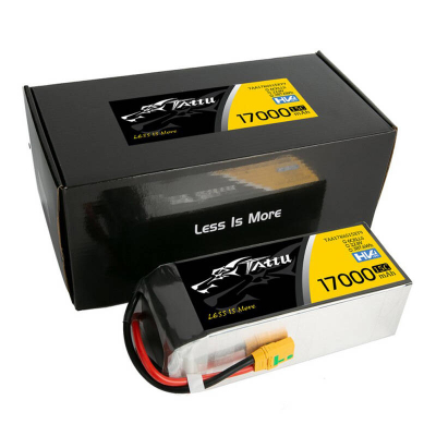 Bateri LiHV Tattu RC 6S, 17000 mAh, 22.8 V, 15C