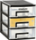 Organizues me sirtarë Stanley Essential L Drawers, 3 sirtarë, polipropilen, gri