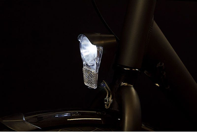Spanninga Galeo XDO Предно светло за велосипед, LED, 4 Lux, Hub Dynamo