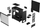 Kasë kompjuteri Fractal Design Pop XL Air RGB Black TG Clear Tint
