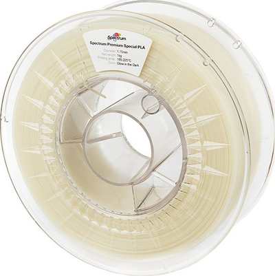 Филамент 3D Spectrum PLA Special флуоресцентен, 1.75mm, што свети во темнина, зелен