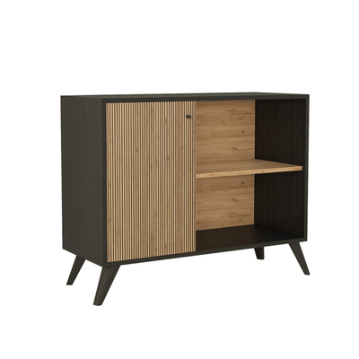 Komodë Kruden 100x40x78,5Hcm (HM9442.11), zezë