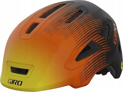 Helmë biçiklete për kalamoj Giro Scamp II, XS 45–49 cm, 8 vrima ajrosje, portokalli mat me të zeza