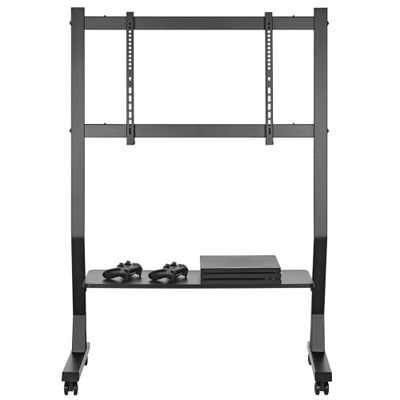Stendë TV mobile Techly ICA-TR325, 45"-90", 60kg, rafte AV, e zezë