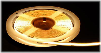 Shirit LED COB, 8W/m, 12V 3000K, 5m