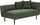 Kauç Beliani Chevannes, chaise lounge me kënd djathtas, boucle, jeshile e errët