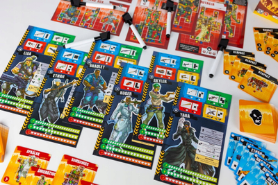 Loja bord Zombicide Weapons in Hand Portal Games, roll and write, bashkëpunuese