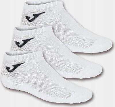 Çorape të shkurtra Joma për burra, set 3 palë, EU 39-42, të bardha