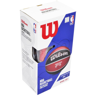 Top basketbolli Wilson NBA Chicago Bulls, nr. 7, për jashtë, i kuq e zi