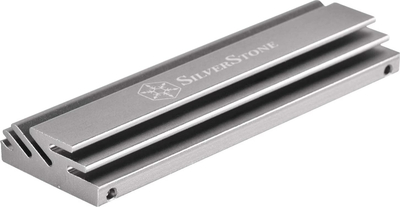 Ftohës SSD SilverStone TP04, për M.2, alumini, gri