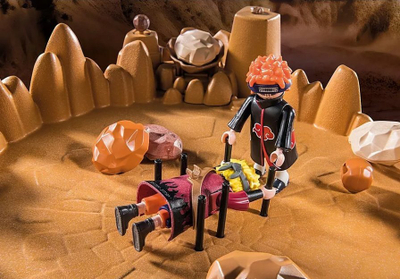 Set lojrash Playmobil Naruto Shippuden 70667 Naruto kundër Pain, me figura, shumëngjyrësh