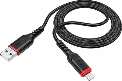 Kabllo USB Hoco X59, USB A me Lightning, 3m, 2.4A, e zezë