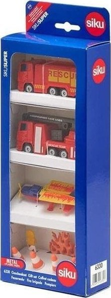 Set lodrash Siku 6330 Super Specialized Firefighting Vehicles