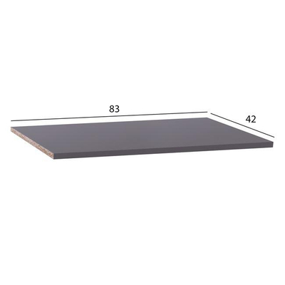 Set rafte Dollap i HM2372 83×42×1,5 cm, gri