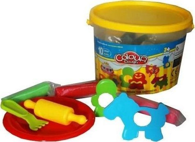 Set plasteline Swede, 10 ngjyra, me aksesorë, MIX