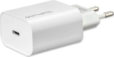Karikues muri 4smarts VoltPlug 4S465591, 1x USB C 20W, me kabllo, i zi