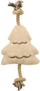 Lodër për qen Trixie Christmas Tree With Rope, 38cm, me litar, jeshile