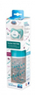 Set biberon me grykë të gjerë Canpol Babies 240ml, biberon qetësues silikoni anatomik, blu rozë