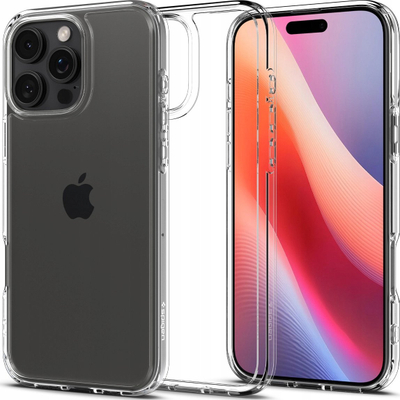 Заштитна футрола Spigen Crystal Hybrid, за iPhone 16 Pro Max, проѕирна