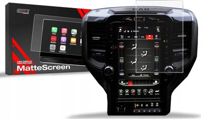 Mbulesë mbrojtëse ekrani GRIZZ MatteScreen për Dodge Ram 1500 DT, 12", matte, transparente