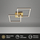 Ndriçues Briloner Led 62 cm, modul LED, 22 W, 2200 lm, kafe/ari