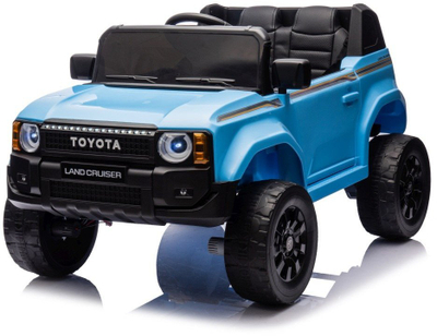 Makina elektrike për kalamaj Toyota Land Cruiser Prado, off-road, me drita LED, blu
