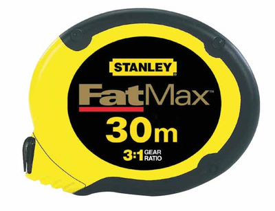 Metr i gjatë Stanley FatMax 0-34-134, 30 m, plastik, i verdhë me të zi