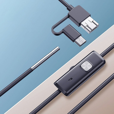 Kamerë endoskop inspektuese USB, 3.9mm, 5m, e zezë