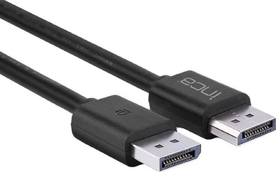 Kabllo DisplayPort INCA IDPD-18TX, 1.8m, 4K 60Hz, e zezë