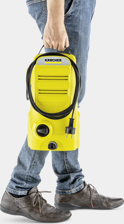Lavapresë Karcher K 2 Classic, me presion t’lartë, i vogël e i lehtë, i verdhë
