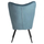 Kolltuk bergère Crawley me stol 70x73x102Hcm (HM8918.17), kaltër